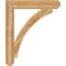 Ekena Millwork Thorton Craftsman Rough Sawn Bracket, Western Red Cedar, 6"W x 40"D x 48"H BKT06X40X48THR04RWR - alternate 4